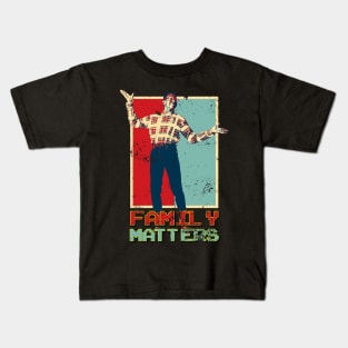 family matters retro Kids T-Shirt